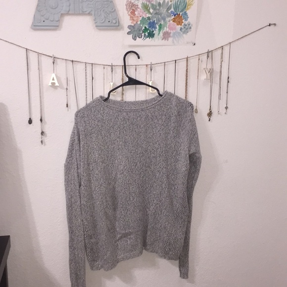 Brandy Melville Sweaters - Grey Long Sleeve Sweater